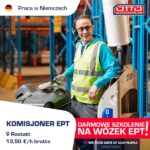 Oferta pracy w Niemczech na magazynie spoż. bez języka od zaraz w Rastatt